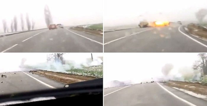 Ρωσία: Κεραυνός χτυπά αυτοκίνητο που διέφυγαν δράστες μετά από ληστεία σε εκκλησία [Βίντεο]