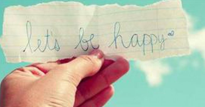 be happy