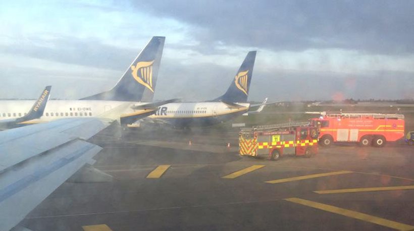 Αεροπλάνα της Ryanair συγκρούστηκαν στο αεροδρόμιο του Δουβλίνου