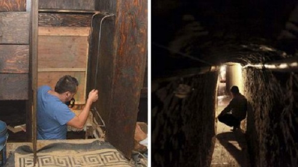 Η ντουλάπα που κρύβει τεράστιο τούνελ: Ενώνει υπόγεια ΗΠΑ και Μεξικό [εικόνες]